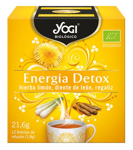 Yogi Tea Détox Énergétique 12 Sachets