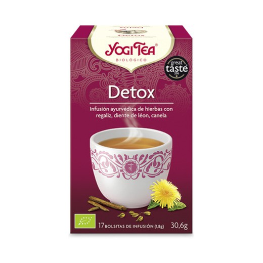 Chá Yogi Detox 17 saquetas