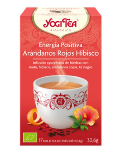 Yogi Tea Energia Positiva Arandanos 17 Bolsitas