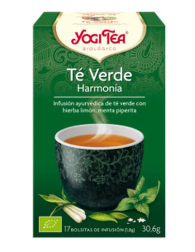 Chá Yogi Chá Verde Harmonia 17 saquetas