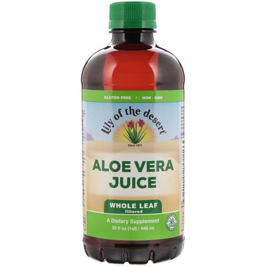 Nature's Plus Aloe Vera Juice Whole Leaves 946 ml