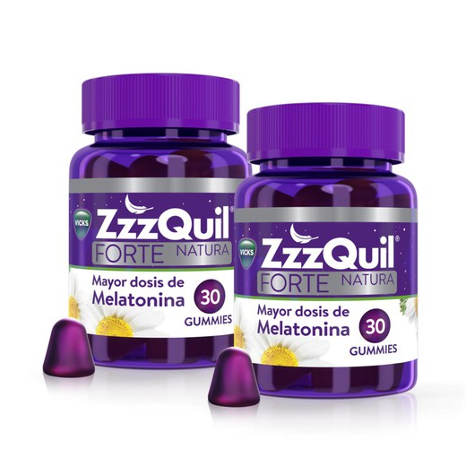 ZzzQuil Natura Forte Forest Fruit Gummies 30 + 30