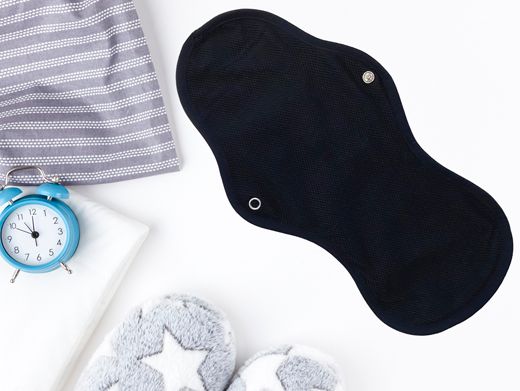 Absorventes e protetores diários reutilizáveis