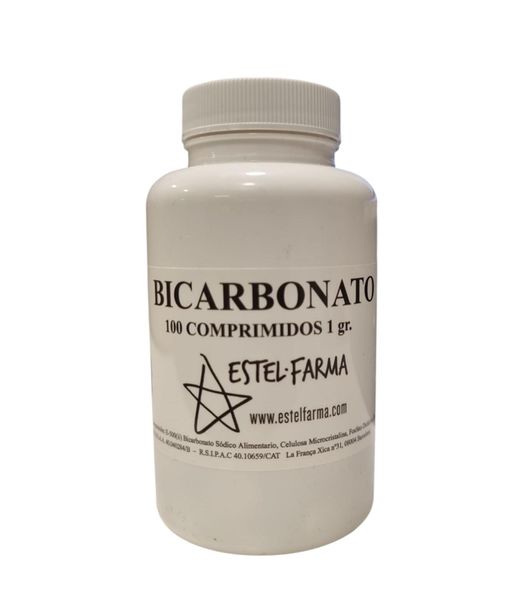 Estel-Farma Bicarbonato de Sódio Comprimido 1g 100 Comprimidos