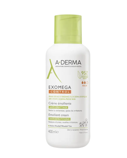A-Derma Exomega Control Duplo Anti-Scratch Emollient Cream 2 x 400 ml