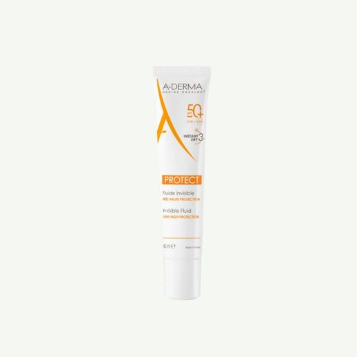 A-Derma Protect Fluido Solar Facial Invisible SPF50+ 40 ml