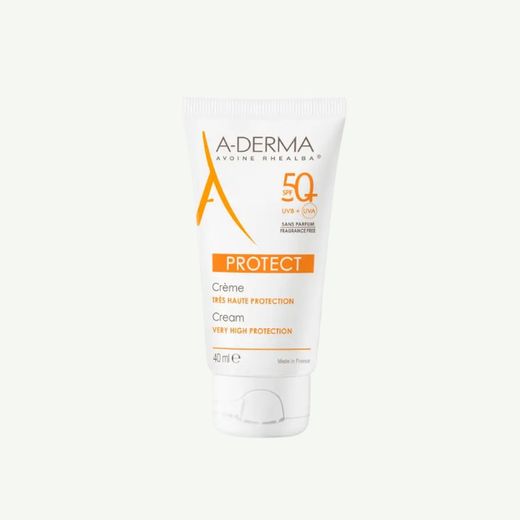 A-Derma Protect Sun Creme Sem Fragrância SPF50+ 40 ml
