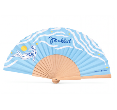 Wooden Fan for Solidarity: Get Wet for Multiple Sclerosis