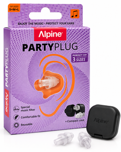 Alpine PartyPlug Tapones Transparentes 2 Tapones oídos