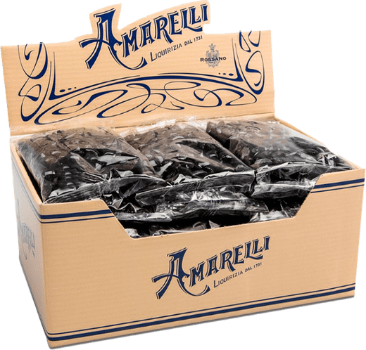 Pacote de 100g de alcaçuz e anis Amarelli Rombetti