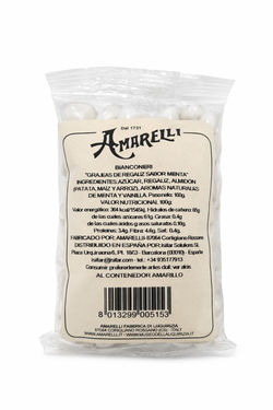 Amarelli Sobres Bianconeri Grajeas de Regaliz Sabor Menta 100 g