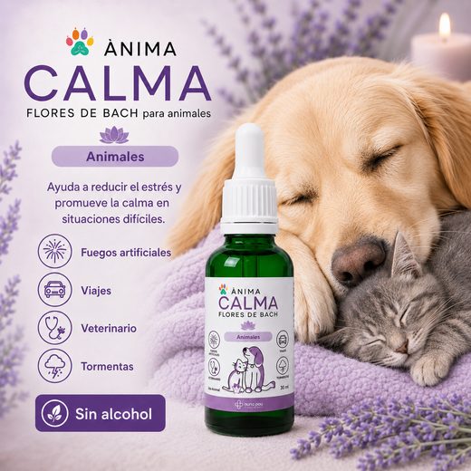 Ànima Calma Bach Flowers for Animals 30 ml