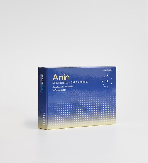 Anin Melatonina + Gaba + Melisa 30 Comprimidos