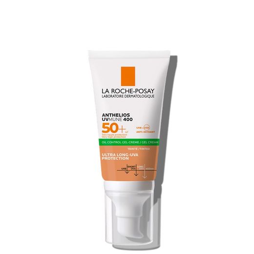La Roche-Posay Anthelios Uvmune 400 Oil Control Gel-Crema SPF50+ Con Color 50 ml