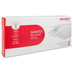 Aposan Guantes de Látex 50 Unidades