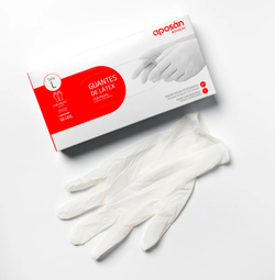 Luvas de Látex Aposan 50 Unidades