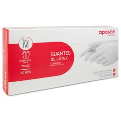 Luvas de Látex Aposan 50 Unidades