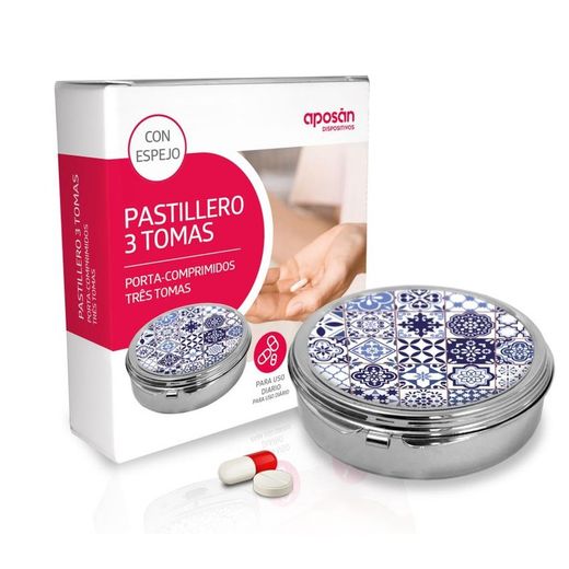 Caixa de comprimidos diários Aposan 3 doses