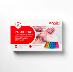 Aposan Weekly Pill Box 3 Shots