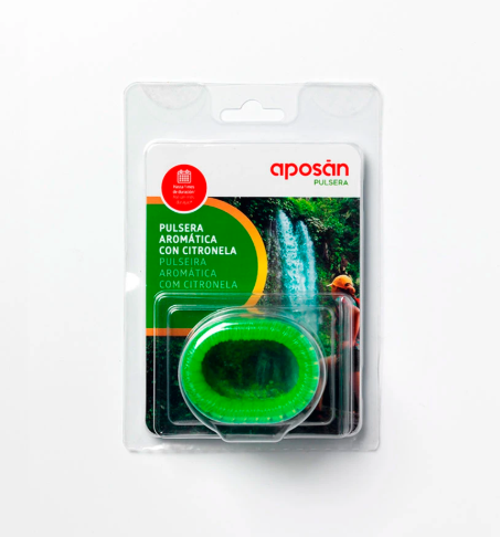 Aposan Pulseras Aromáticas de Citronela Muelle 3 Unidades
