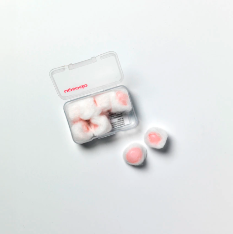 Bouchons d'oreilles Aposan en cire avec embout en coton