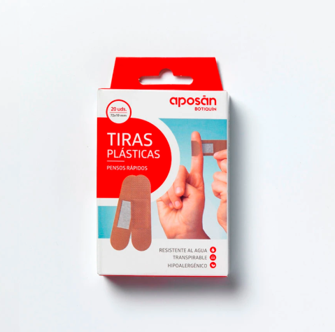 Tiras de plástico Aposan, 20 unidades