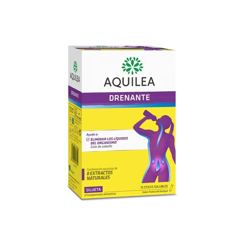 Aquilea Drenante 15 Sticks Solubles Sabor Frutos del Bosque