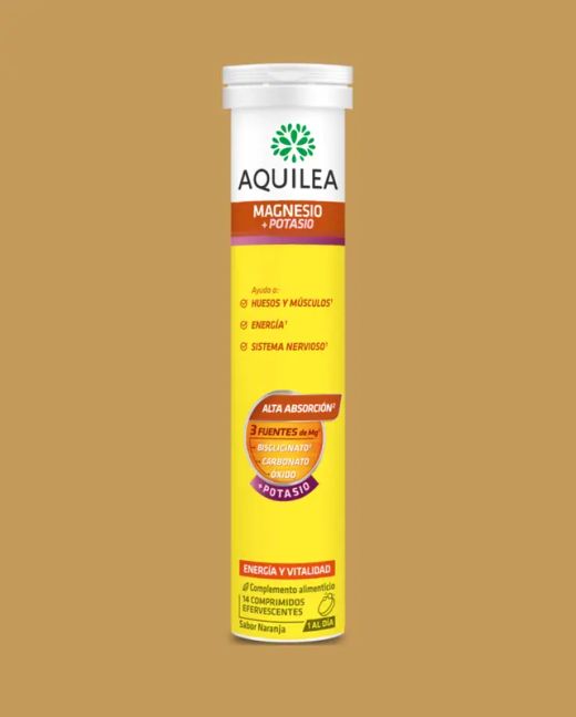 Aquilea Magnesio + Potasio Energia y Vitalidad 28 Comprimidos Efervescentes