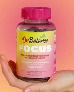 Aquilea OnBalance Focus 60 Gomas Sabor Cereja