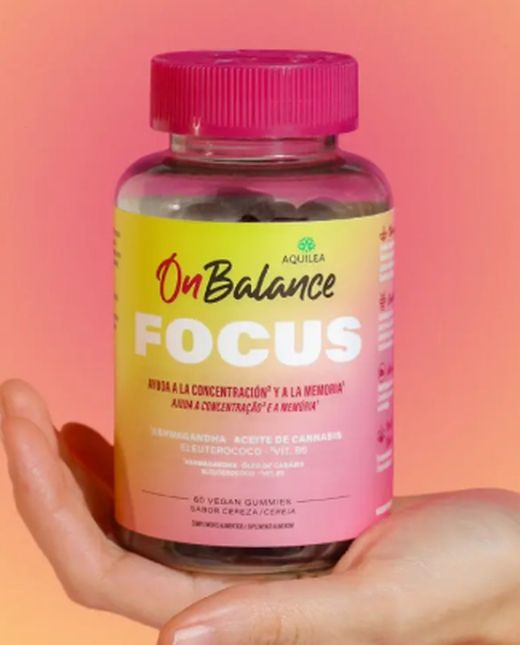 Aquilea OnBalance Focus 60 Gomas Sabor Cereja