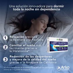 Arkopharma Arkosueño Forte 8H 30 comprimidos