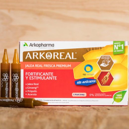 Arkoreal Jalea Real Fresca Ginseng Sin Azúcares 20 U