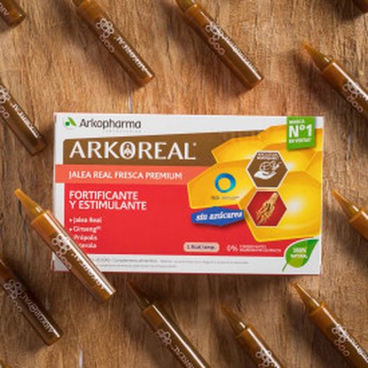 Arkoreal Jalea Real Fresca Ginseng Sin Azúcares 20 U