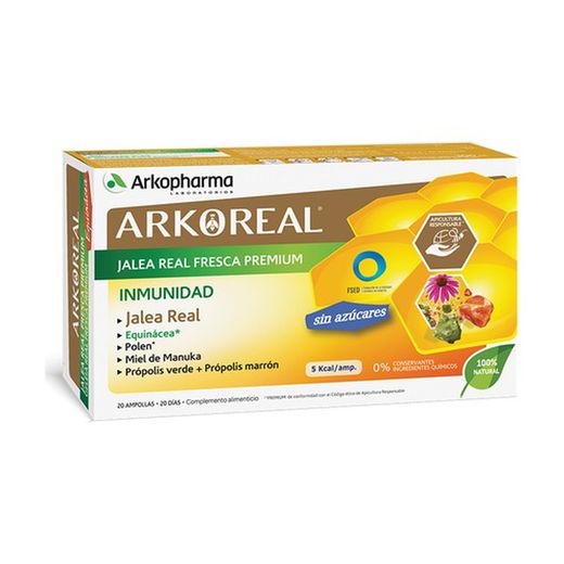 Arkoreal Royal Jelly Immunity Bio Sugar Free 20 U
