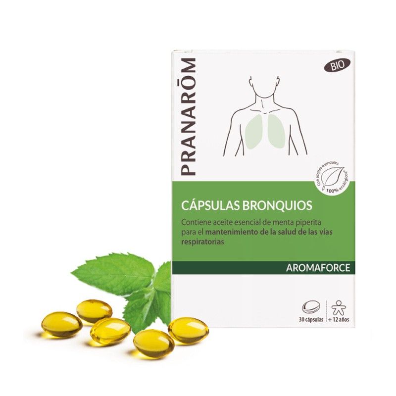 Pranarom Aromaforce Capsulas Bronquios 30 Capsulas