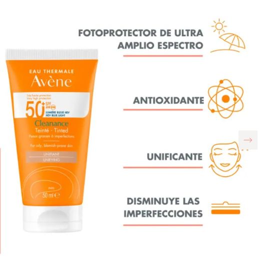 Avene Solar Cleanance SPF50 50 ML