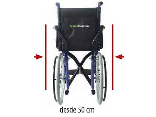 Cadeira de rodas super estreita Dynamic Aids TRENTO PL20