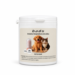 Bads Dedales Limpiadores Dentales Húmedos para Perros y Gatos Higiene Bucal 50 Unidades