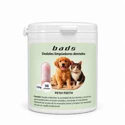 Bads Dedales Limpiadores Dentales para Perros y Gatos 50 Unidades