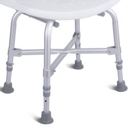 Banqueta Silla De Ducha Respaldo Reforzada 180kg RI-9110/R