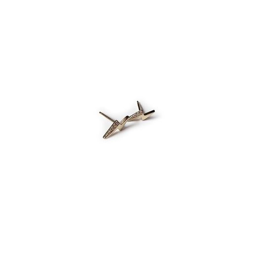 Boucles d'oreilles hypoallergéniques Brilliant Lightning de BC Labs