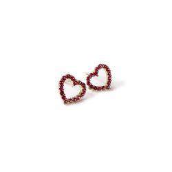 BC Labs Pendientes Hipoalergenicos Corazones