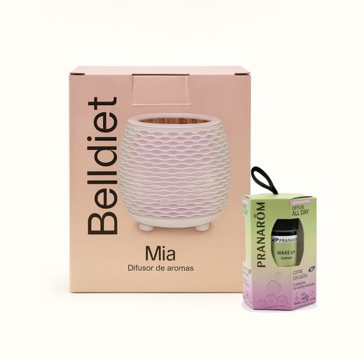 Belldiet Mia Aroma Diffuser + Pranarom All Day Diffusion Set