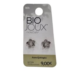 Bijoux Pendientes Hipoalergénicos BJT229 Estrella de la galaxia 10mm