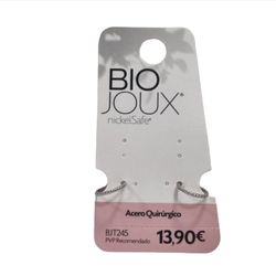Bijoux Boucles d'Oreilles Hypologéniques BJT245 Anneau Torsadé 8mm