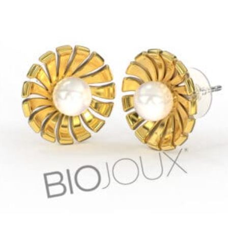 Biojoux Hypoallergenic Earrings BJT303 Aghata Pearl 16mm
