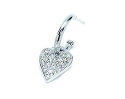 Bijoux Boucles d'oreilles hypologèniques BJT235 Créoles Sweet Charm