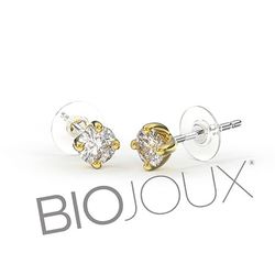 Biojoux Pendientes Hipoalergénicos BJT391 Queen Catherine 4mm