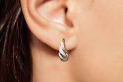 Biojoux Hypoallergenic Earrings BJT364 Alara White 21mm
