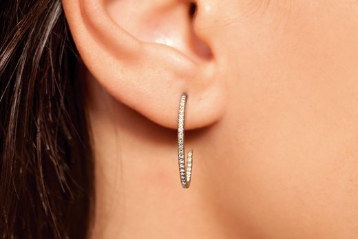 Biojoux Pendientes Hipolagenicos BJT367 Liora 25 mm